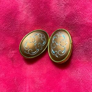 Whiting & Davis Clip On Earrings